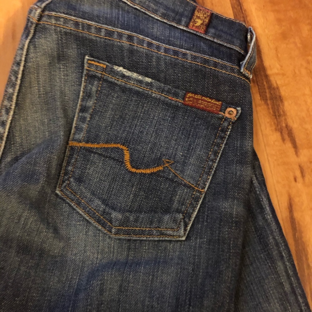 7 for all mankind bootcut denim jean